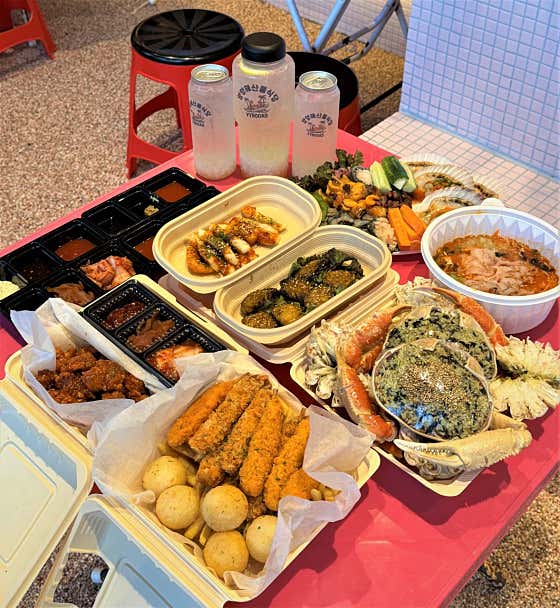 대게 양리단길 포장SET(3-6인용) 메뉴 사진(네이버)