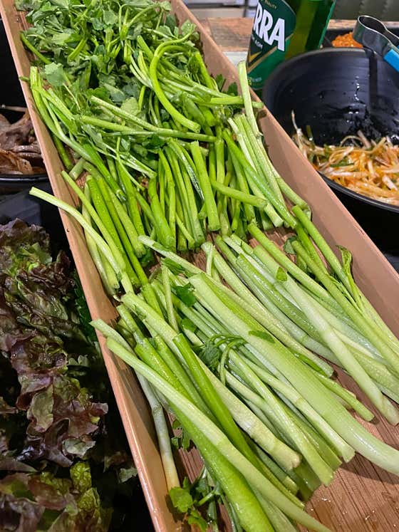돌미나리 메뉴 사진(네이버)