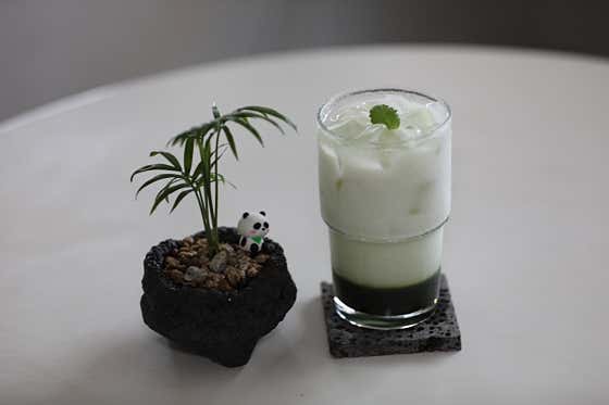 제주말차라떼 메뉴 사진(네이버)