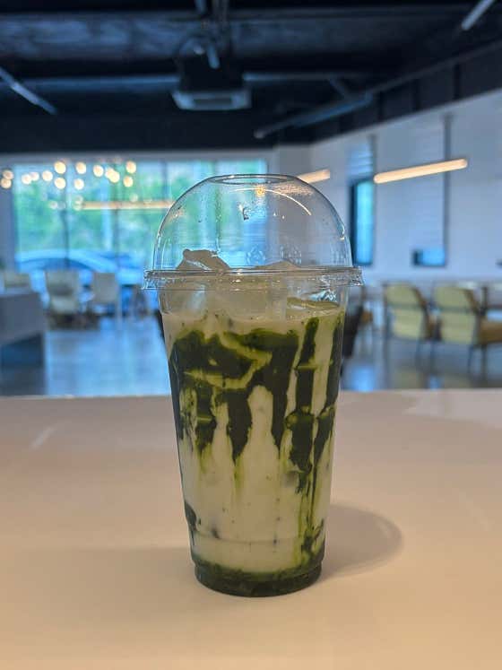 말차라떼 메뉴 사진(네이버)