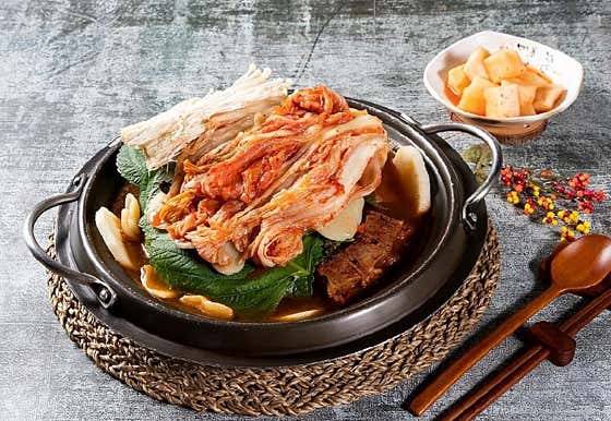 김치뼈전골 메뉴 사진(네이버)