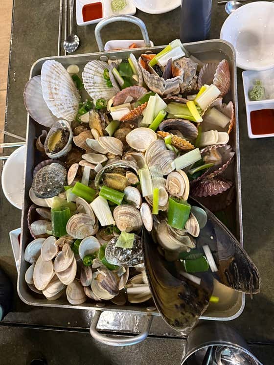 조개찜 메뉴 사진(네이버)