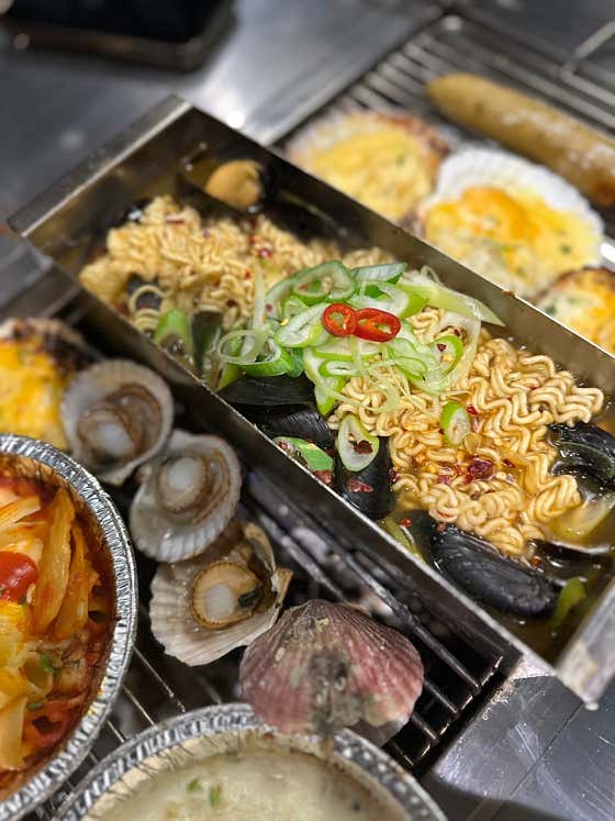 무제한 한강라면 메뉴 사진(네이버)