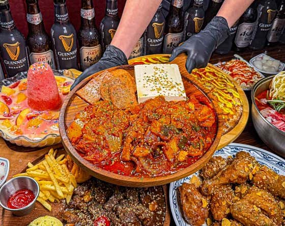 두부스팸김치제육 메뉴 사진(네이버)