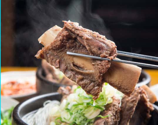 가마솥 설문갈비탕 메뉴 사진(네이버)