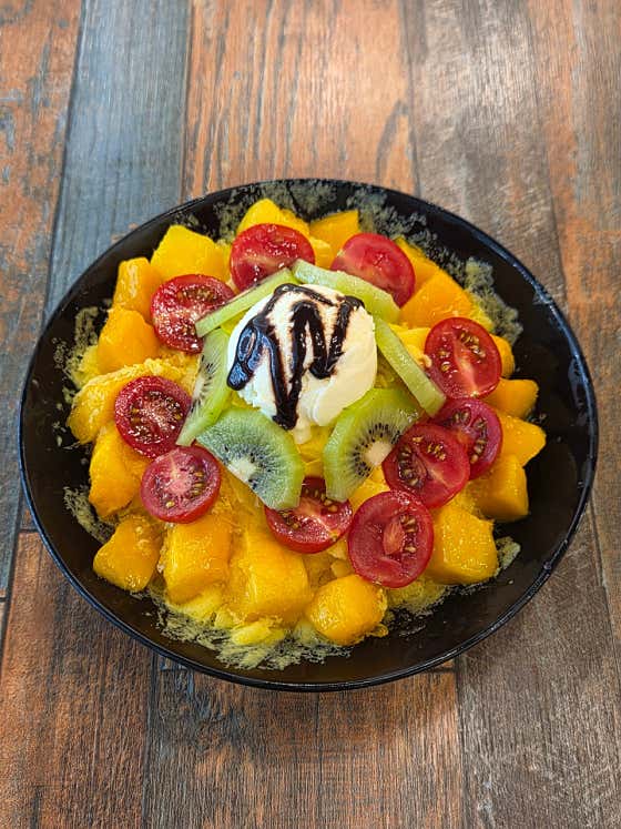 망고빙수 메뉴 사진(네이버)