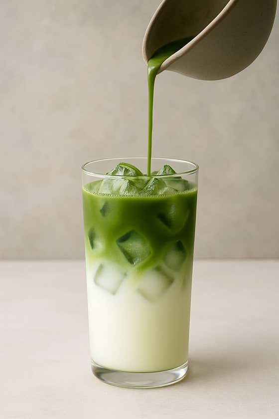 (차선)말차라떼 메뉴 사진(네이버)