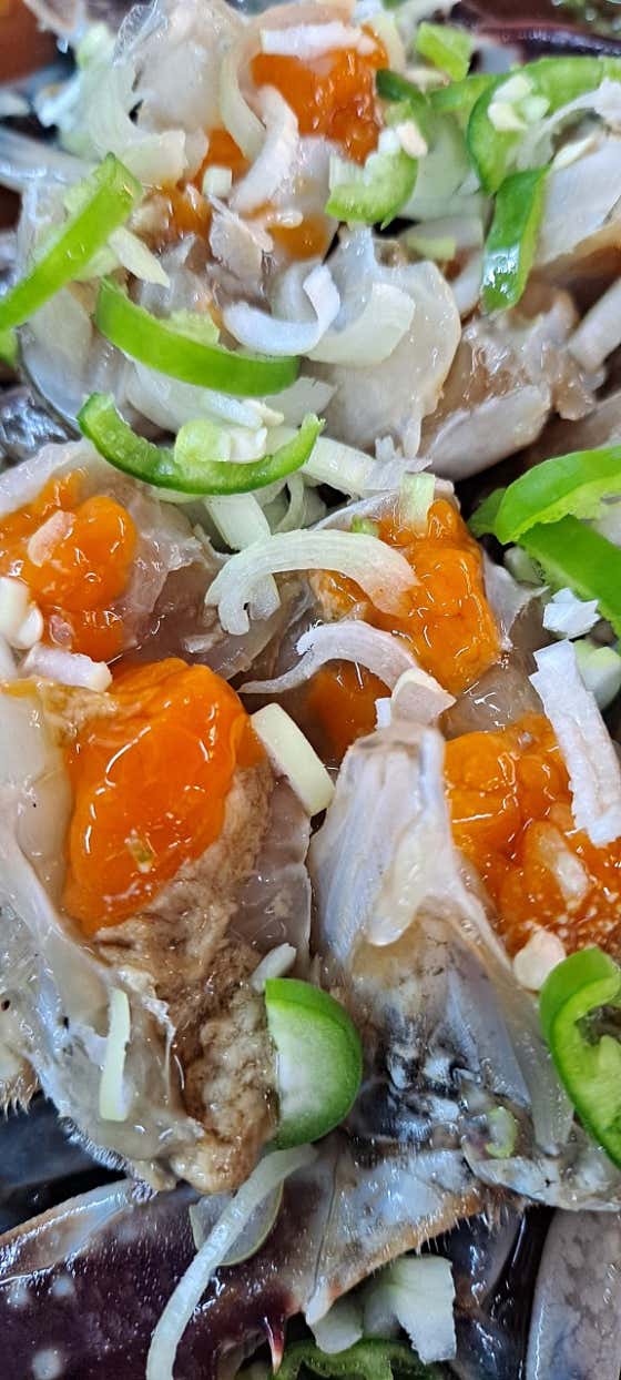 알찬 간장게장 중사이즈 메뉴 사진(네이버)