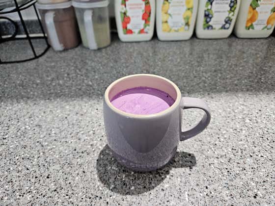 고구마 라떼 메뉴 사진(네이버)
