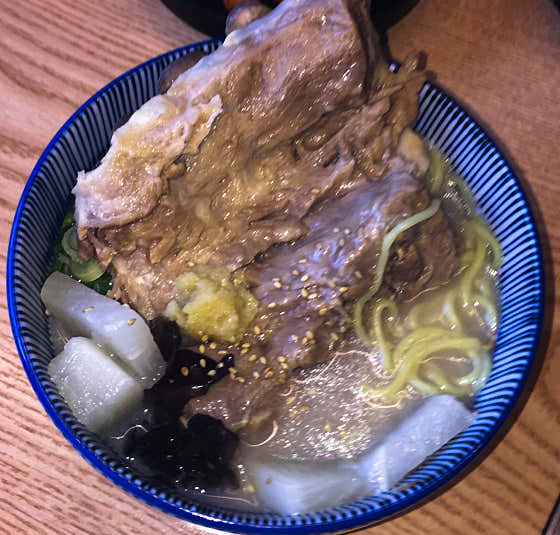 접짝뼈(生)라멘 메뉴 사진(네이버)