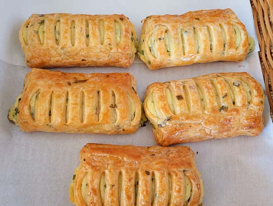 대파 크림 치즈 파이 메뉴 사진(네이버)
