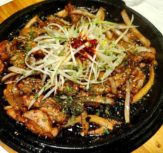 닭목살구이(오리지널) (매콤) 메뉴 사진(네이버)
