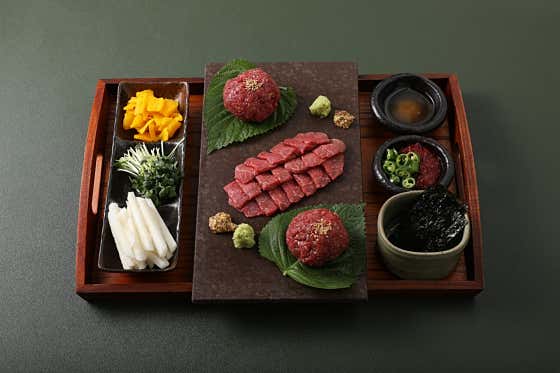육회 세트 메뉴 사진(네이버)