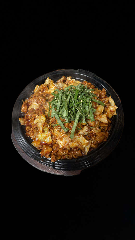 돌판제육볶음 메뉴 사진(네이버)