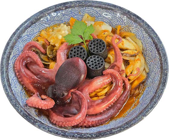 문어 연탄 옹심이 짬뽕 메뉴 사진(네이버)