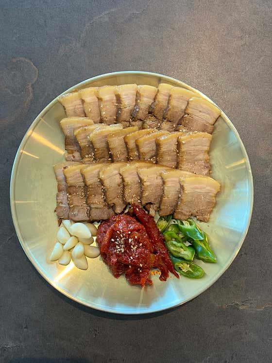 초우당막국수 전복막국수