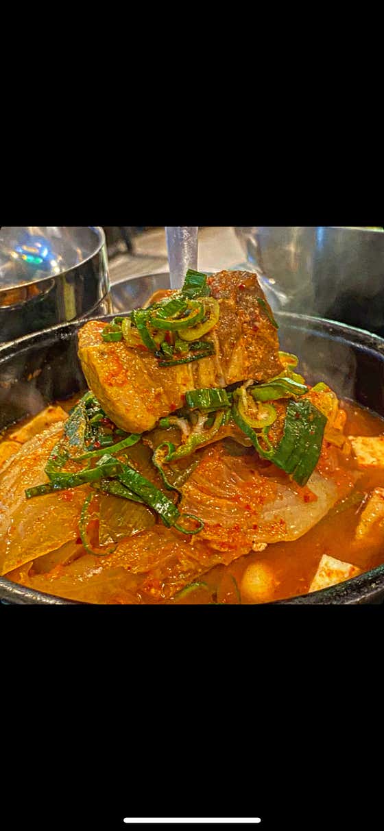 김치찌개 메뉴 사진(네이버)