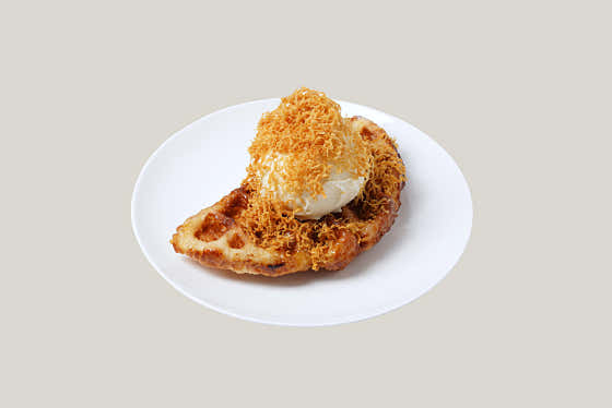 브라운치즈 크로플 메뉴 사진(네이버)
