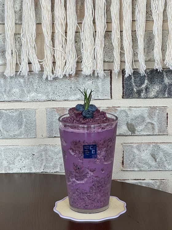 ✨ 블루베리 스무디 ✨ 메뉴 사진(네이버)