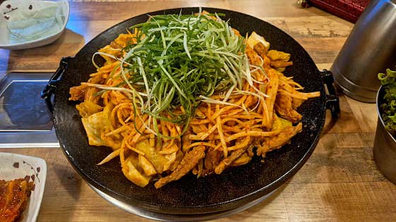 닭목살(러브살) 두루치기 메뉴 사진(네이버)