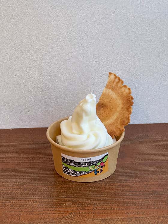 요거트 아이스크림 메뉴 사진(네이버)