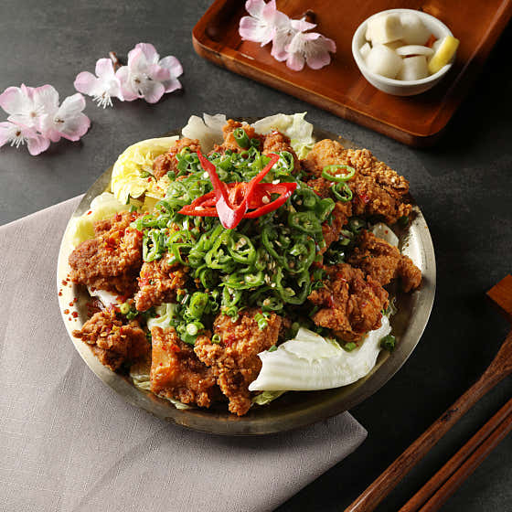 고추 폭탄 유린기 메뉴 사진(네이버)