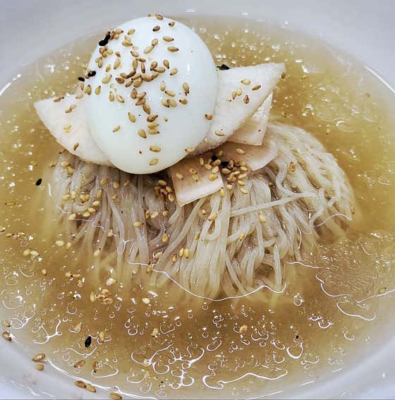 물냉면 메뉴 사진(네이버)