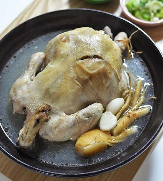가마솥 닭백숙 메뉴 사진(네이버)