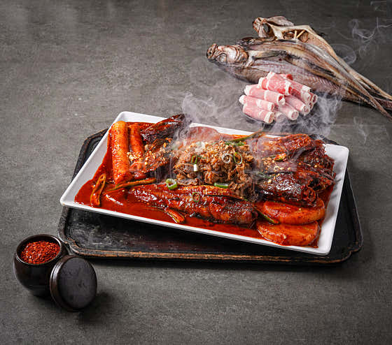 코다리우삼겹조림 메뉴 사진(네이버)