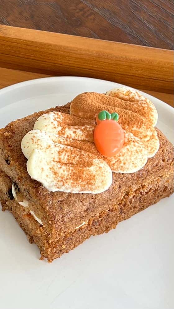당근케익 메뉴 사진(네이버)