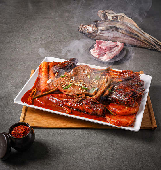 코다리갈비조림 메뉴 사진(네이버)