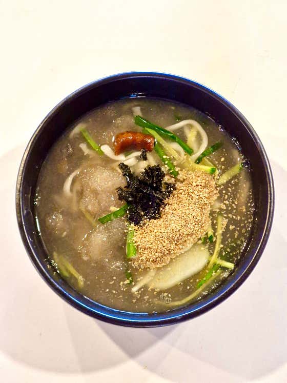 순감자옹심이 메뉴 사진(네이버)