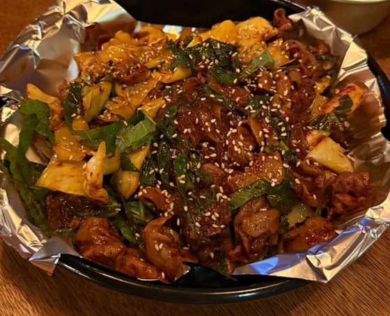 야채곱창볶음 메뉴 사진(네이버)