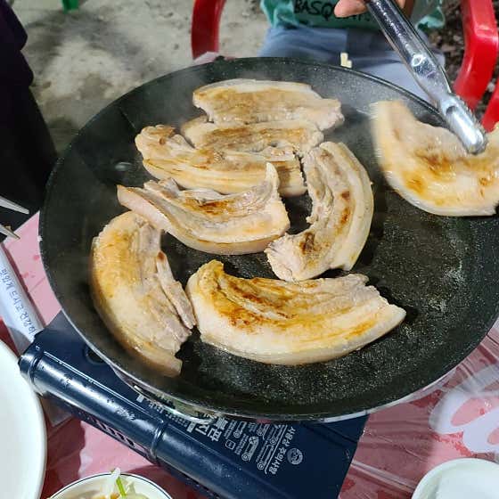 생삼겹 메뉴 사진(네이버)