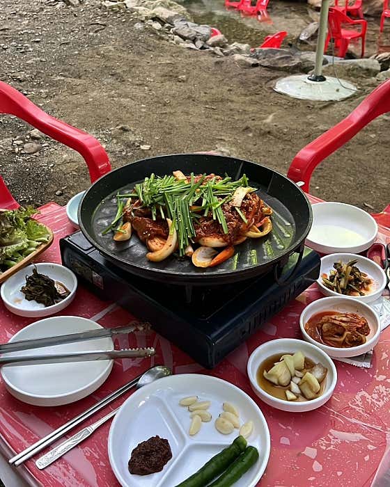 오리불고기 메뉴 사진(네이버)