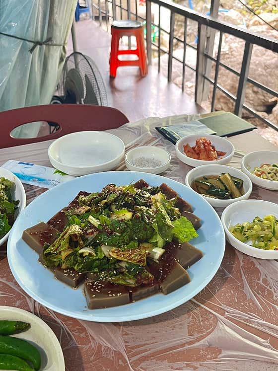 도토리묵 메뉴 사진(네이버)