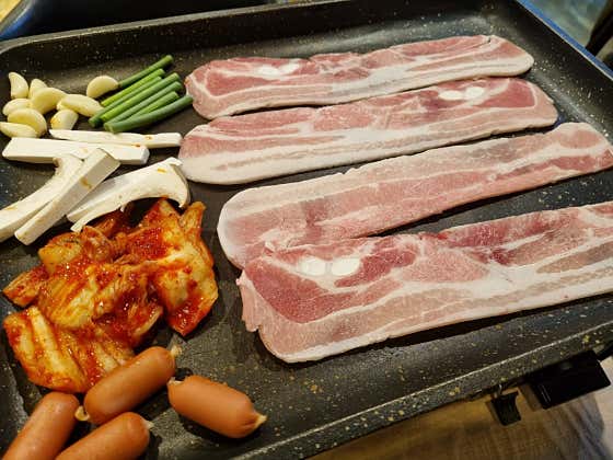 냉동삼겹 메뉴 사진(네이버)