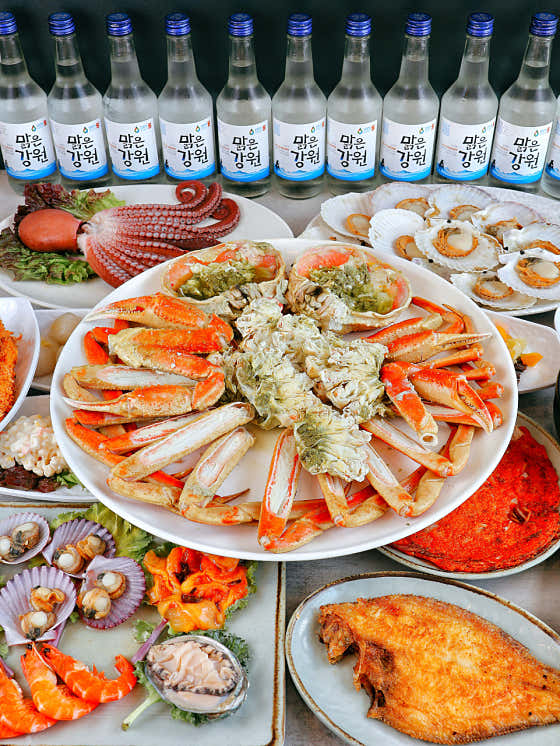 B코스:추천세트🦀 메뉴 사진(네이버)