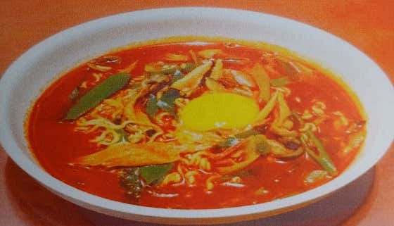 육개장라면 메뉴 사진(네이버)