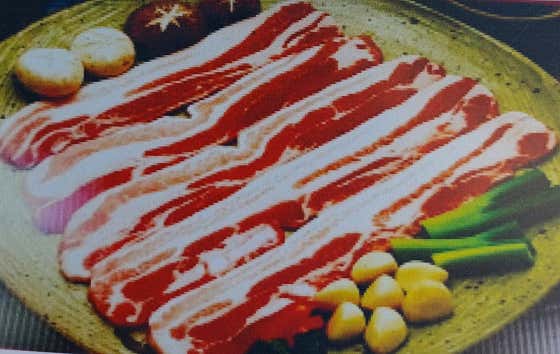 생삽겹살(국내산) 메뉴 사진(네이버)