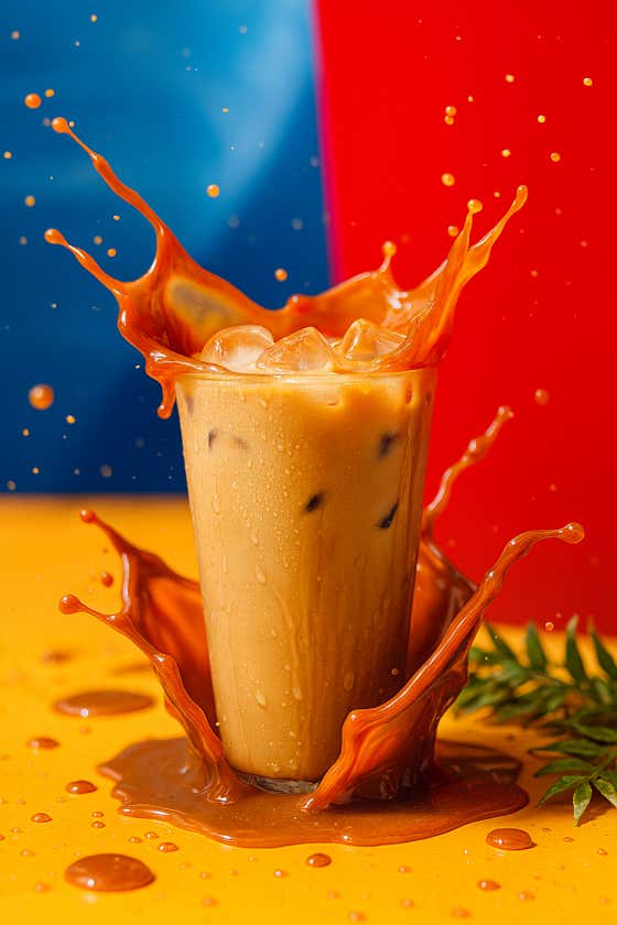 ☕ 카라멜마끼아또 ICE 메뉴 사진(네이버)