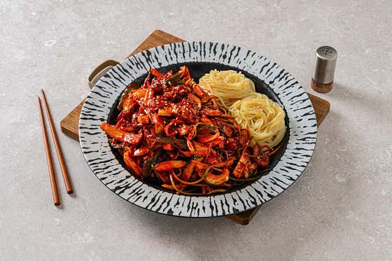 골뱅이 듬뿍 쫄면 메뉴 사진(네이버)