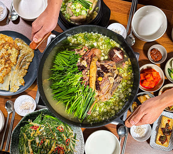 한방오리백숙 메뉴 사진(네이버)