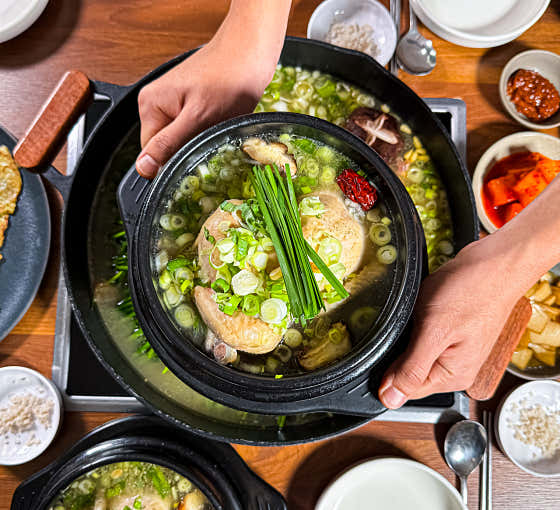 한방삼계탕 메뉴 사진(네이버)