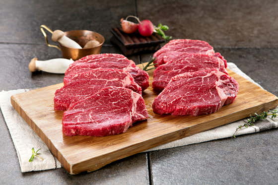 한우안심 1++ (150g) 메뉴 사진(네이버)