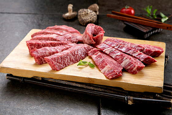 한우안창살 1++ (150g) 메뉴 사진(네이버)