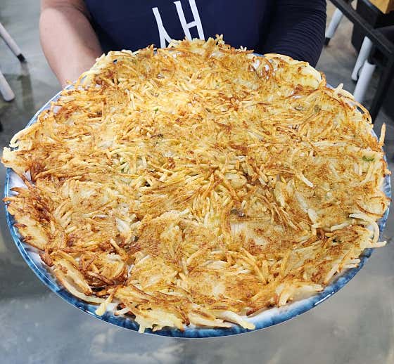 30cm감자전 메뉴 사진(네이버)