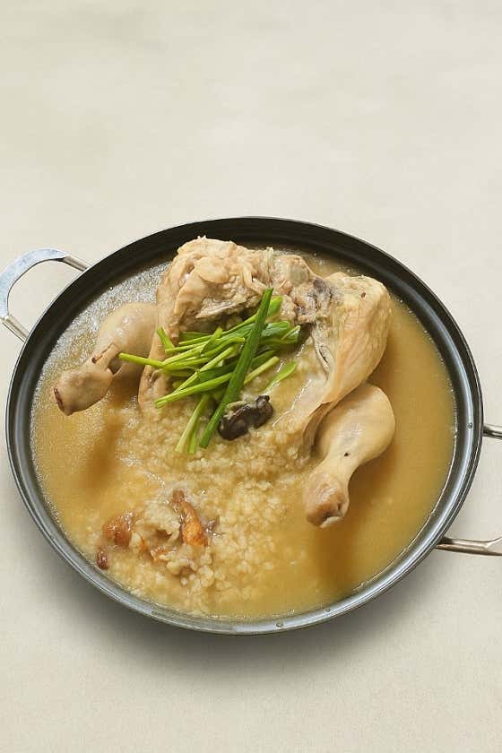 누룽지백숙 메뉴 사진(네이버)