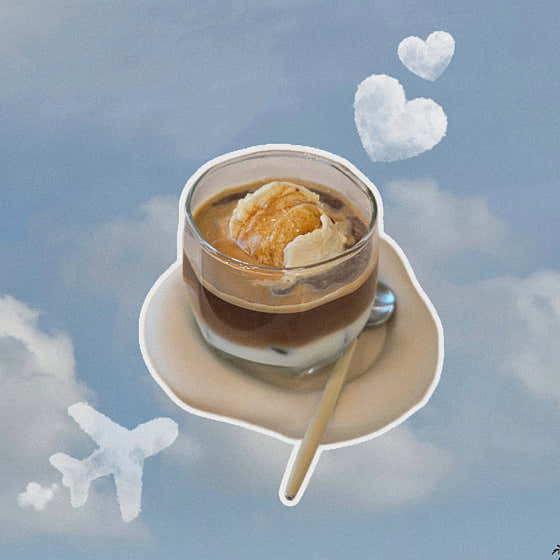구름라떼(아이스크림라떼) 메뉴 사진(네이버)