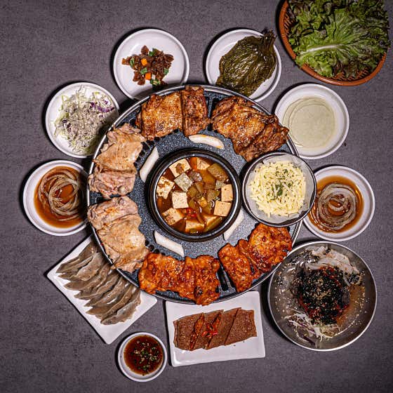 숯불 마루 세트 3~4인 메뉴 사진(네이버)